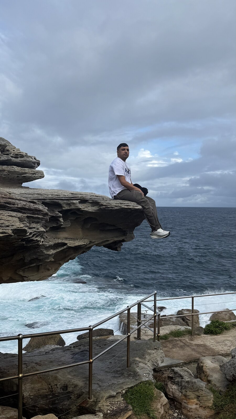 At the edge of the sea
